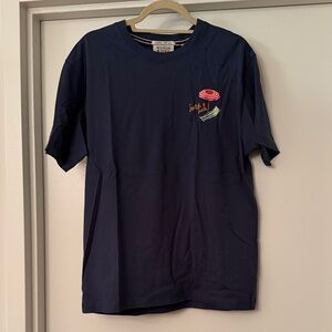 NWT Scotch & Soda Beach Club Navy Tee